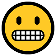 😬 Emoji Grimassen schneidendes Gesicht Microsoft Windows 10 October 2018 Update.