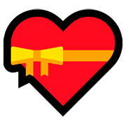 💝 Emoji Corazón Con Lazo en Microsoft Windows 10 October 2018 Update.