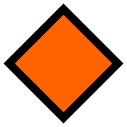 🔶 Emoji große orangefarbene Raute Microsoft Windows 10 October 2018 Update.