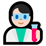 Emoji 👨🏻‍🔬 Scienziato: Carnagione Chiara su Microsoft Windows 10 October 2018 Update.