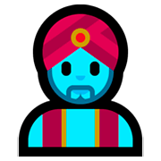 Emoji 🧞‍♂️ Genio Uomo su Microsoft Windows 10 October 2018 Update.