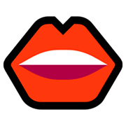 Emoji 👄 Bocca su Microsoft Windows 10 October 2018 Update.