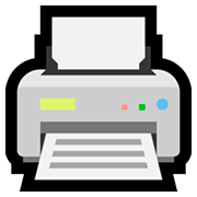 Emoji 🖨️ Stampante su Microsoft Windows 10 October 2018 Update.