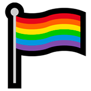 🏳️‍🌈 Emoji Regenbogenflagge Microsoft Windows 10 October 2018 Update.