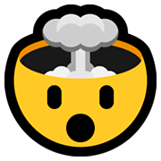 Emoji 🤯 Testa Che Esplode su Microsoft Windows 10 October 2018 Update.