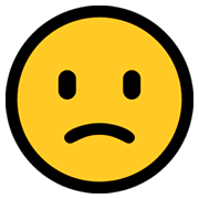 Emoji 🙁 Faccina Leggermente Imbronciata su Microsoft Windows 10 October 2018 Update.