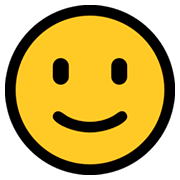 🙂 Emoji Cara Sonriendo Ligeramente en Microsoft Windows 10 October 2018 Update.