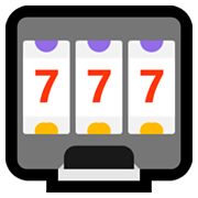 Emoji 🎰 Slot Machine su Microsoft Windows 10 October 2018 Update.