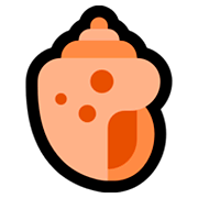 Emoji 🐚 Conchiglia su Microsoft Windows 10 October 2018 Update.
