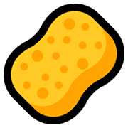 Emoji 🧽 Spugna su Microsoft Windows 10 October 2018 Update.