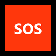 Emoji 🆘 Pulsante SOS su Microsoft Windows 10 October 2018 Update.