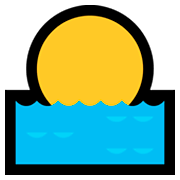 Emoji 🌅 Alba su Microsoft Windows 10 October 2018 Update.