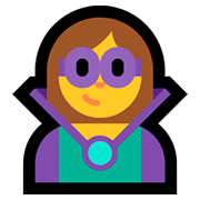 Emoji 🦹 Supercattivo su Microsoft Windows 10 October 2018 Update.