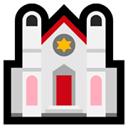 Emoji 🕍 Sinagoga su Microsoft Windows 10 October 2018 Update.