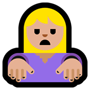 🧟🏼‍♀️ Emoji Zombi Mujer: Tono De Piel Claro Medio en Microsoft Windows 10 October 2018 Update.