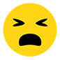 😧 Emoji qualvolles Gesicht Microsoft Windows 10.