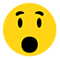 Emoji 😲 Faccina Stupita su Microsoft Windows 10.