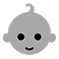 Emoji 👶 Neonato su Microsoft Windows 10.