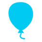 Émoji 🎈 Ballon Gonflable sur Microsoft Windows 10.