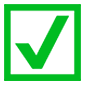 ☑️ Emoji Casilla Con Marca De Verificación en Microsoft Windows 10.