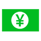Emoji 💴 Banconota Yen su Microsoft Windows 10.