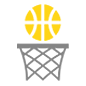 Émoji 🏀 Basket sur Microsoft Windows 10.