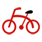 Emoji 🚲 Bicicletta su Microsoft Windows 10.