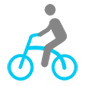 Émoji 🚴 Cycliste sur Microsoft Windows 10.