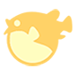 Emoji 🐡 Pesce Palla su Microsoft Windows 10.