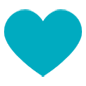 💙 Emoji Coração Azul na Microsoft Windows 10.