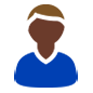 👦🏿 Emoji Menino: Pele Escura na Microsoft Windows 10.