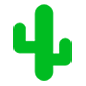 Emoji 🌵 Cactus su Microsoft Windows 10.