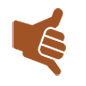 🤙🏾 Emoji Sinal «me Liga»: Pele Morena Escura na Microsoft Windows 10.