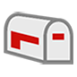 Émoji 📪 Boîte Aux Lettres Fermée Drapeau Baissé sur Microsoft Windows 10.