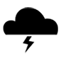 🌩️ Emoji Nube Con Rayo en Microsoft Windows 10.