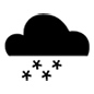 🌨️ Emoji Nube Con Nieve en Microsoft Windows 10.
