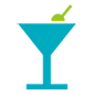 Emoji 🍸 Cocktail su Microsoft Windows 10.