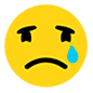 😢 Emoji weinendes Gesicht Microsoft Windows 10.