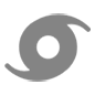 Emoji 🌀 Ciclone su Microsoft Windows 10.
