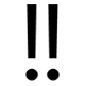 ‼️ Emoji Exclamación Doble en Microsoft Windows 10.