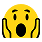 Emoji 😱 Faccina Terrorizzata su Microsoft Windows 10.