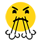 😤 Emoji schnaubendes Gesicht Microsoft Windows 10.