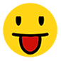 😛 Emoji Gesicht mit herausgestreckter Zunge Microsoft Windows 10.