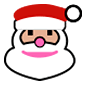 🎅🏼 Emoji Papá Noel: Tono De Piel Claro Medio en Microsoft Windows 10.