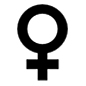 Emoji ♀️ Simbolo Genere Femminile su Microsoft Windows 10.