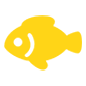 Emoji 🐟 Pesce su Microsoft Windows 10.