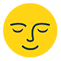 🌝 Emoji Luna Llena Con Cara en Microsoft Windows 10.