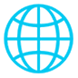 Émoji 🌐 Globe Avec Méridiens sur Microsoft Windows 10.
