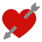💘 Emoji Corazón Con Flecha en Microsoft Windows 10.