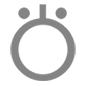 ⛣ Emoji Umfang mit Strich und zwei Punkten oben Microsoft Windows 10.